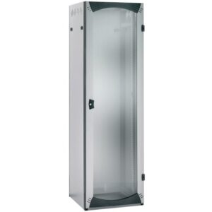 SAREL - Baie VDA-B 24U L800 P800 avec porte avant vitrée R7035 - NSYVDA24U88B