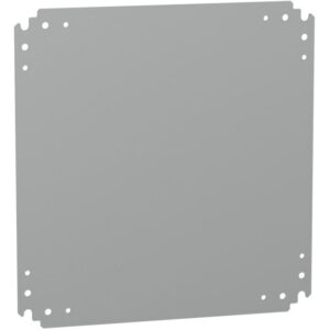 SAREL - Plaque de montage métallique pour boîtier PLA H 500 x l 500 mm - NSYPMM55