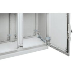 SAREL - Plaque entrée câble polyester pour vers. PLAZ ou PLAZT L500xP320 mm - Ral 7035 - NSYECPLAZ53G