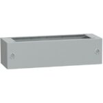 SAREL - Plint. en poly. renf. de fdv pour boît. PLA(T)73 à ouv. front. IP44-IK10 RAL7035 - NSYZA273G