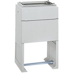 Plinthe polyester 900 mm semi-enterrée, configuration visible