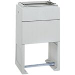 SAREL - Plinthe polyester 900 mm - partiellement enfouie - pour PLAZ ou PLAZT 750x420mm - NSYZHPLA74G