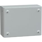 SAREL - Porte pleine métallique industrielle H150xL200xP80 IP66 IK10 RAL 7035 - NSYSBM15208