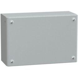 SAREL - Porte pleine métallique industrielle H200xL300xP120 IP66 IK10 RAL 7035 - NSYSBM203012