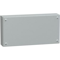 SAREL - Porte pleine métallique industrielle H200xL400xP80 IP66 IK10 RAL 7035 - NSYSBM20408