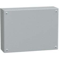 SAREL - Porte pleine métallique industrielle H300xL400xP120 IP66 IK10 RAL 7035 - NSYSBM304012