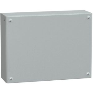 SAREL - Porte pleine métallique industrielle H300xL400xP120 IP66 IK10 RAL 7035 - NSYSBM304012