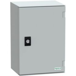 SAREL - boît. monob. ABS/PC poly. mont. mural IP66 H310xL215xP160mm+ plaque mont. métal. - NSYPLM32PG