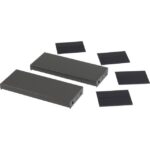 SAREL - jeu 2 trappes latérales pour socle SM-SF 100x400 mm - NSYSPS4100