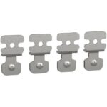 SAREL - jeu de 4 pattes fixation acier coffret - NSYAEFPFSC