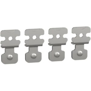 SAREL - jeu de 4 pattes fixation acier coffret - NSYAEFPFSC