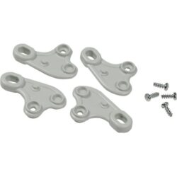 SAREL - lot de 4 pattes de fixation boite plastique - NSYAEFTB