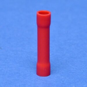 Manchon isolé rouge en PVC pour câble 0,5 à 1,5 mm²