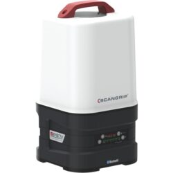 Détails visibles de Lampe de chantier LED AREA 10 SPS Bluetooth pour Éclairage de chantier