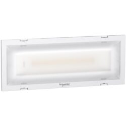 Éclairage de secours LED IP42 110lm P/N, configuration visible
