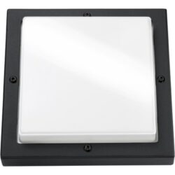 SG Lighting - Bassi applique 230V E27 60W noir diffuseur PC résistant aux UV IP65 - 614180