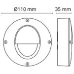 SG Lighting - Callisto applique graphite 4W LED 3000K - 923015 – Image 2
