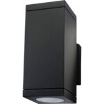 SG Lighting - Echo 230V applique 2x35W GU10 noir IP54 - 614682