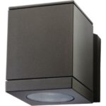 SG Lighting - Echo appl apparent LED graphite 1x6W LED GU10 230V IP54 - 633687
