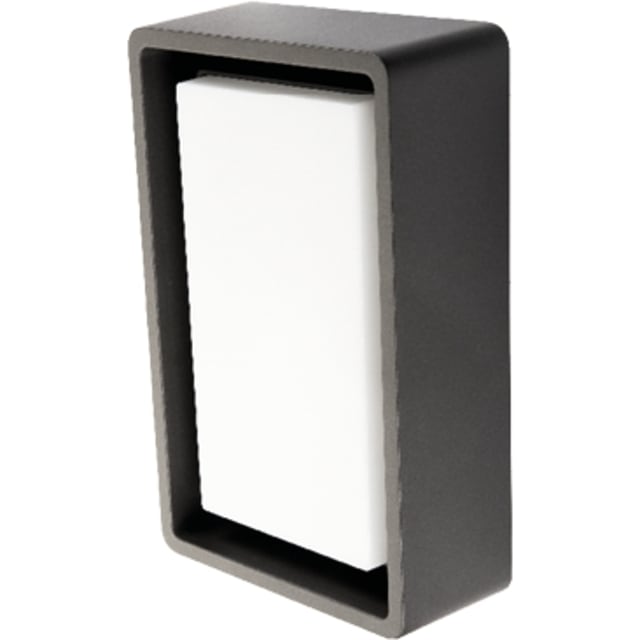 SG Lighting Frame Mini applique murale Applique murale LED graphite rectangulaire avec diffuseur blanc