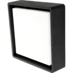 SG Lighting - FRAME SQUARE NOIR LED 3000K + DETECTEUR - 605253