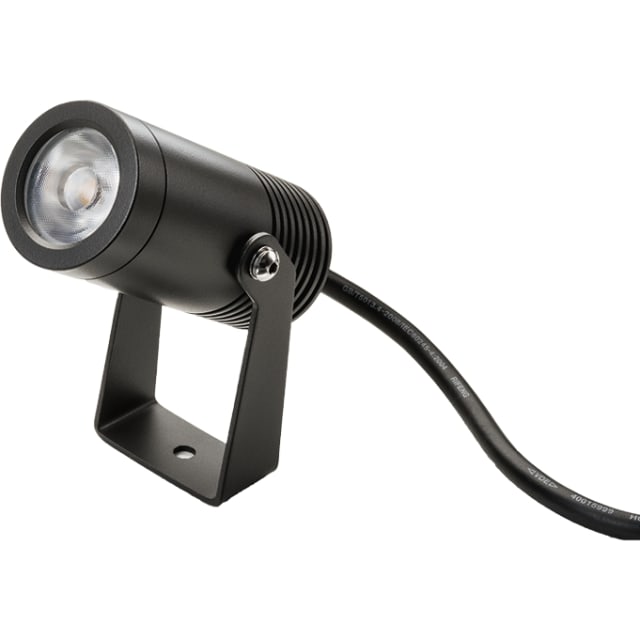 Hovden spot de jardin LED graphite Spot de jardin LED extérieur graphite orientable câble visible