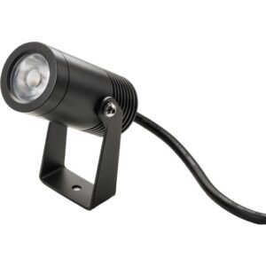 Spot de jardin LED graphite 3000K 600 lm faisceau 15 degrés avec câble et support