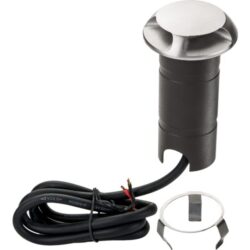 Spot LED encastrable extérieur 24V 3000K, configuration visible
