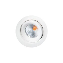 SG Lighting - Promopack 8x Junistar Eco LED 6W 3000K IP44/65 DIM blanc + trolley - PROMO905214