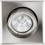 SG Lighting - Tellus spot encastré 230V GU10 50W acier brossé IP44 - 997560