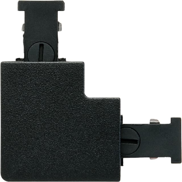 SG Lighting Zip 230V Connecteur L noir Connecteur L noir pour rail lumineux 230V avec jonction latérale droite