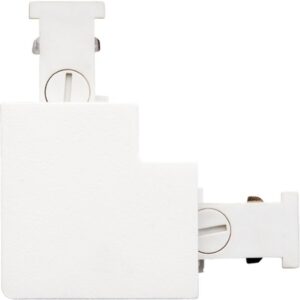 Connecteur blanc à angle 90 degrés pour rail Zip 230V