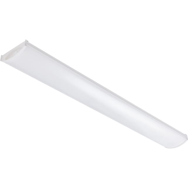 Wave Réglette LED 1200 blanc Réglette LED blanche 1200 mm 42W 3000K avec diffuseur opale pour éclairage intérieur