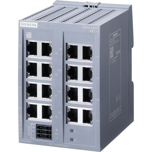 SIEMENS - Commutateur SCALANCE XB116 non managé IE SIEMENS - Commutateur SCALANCE XB116 non managé IE
