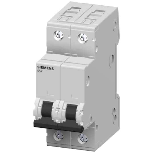 SIEMENS - Disjoncteur 2P 2A 10kA courbe C - 5SY42027 SIEMENS - Disjoncteur 2P 2A 10kA courbe C - 5SY42027