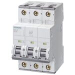 SIEMENS - Disjoncteur 3P 6A 6kA courbe C - 5SY63067