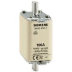 SIEMENS - Fusible à couteau NH GR00 AC 500V/DC 250V 160A avec languettes d' accrochage non - 3NA3836