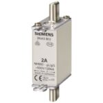 SIEMENS - Fusible à couteau NH GR000 AC 500V/DC 250V 63A avec languettes d' accrochage non - 3NA3822