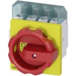 SIEMENS - INTERRUPT SECT 32A 3P+N ROUGE - 3LD22031TL53