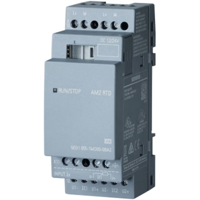 SIEMENS - LOGO8 AM2 RTD EXPANSION MODULE LOGO!8 DC 12/24V SIEMENS - LOGO8 AM2 RTD EXPANSION MODULE LOGO!8 DC 12/24V