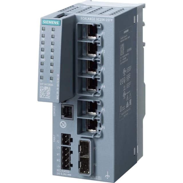 SIEMENS - SCALANCE XC206-2SFP SWITCH IE LAYER 2 MANAGEABLE SIEMENS - SCALANCE XC206-2SFP SWITCH IE LAYER 2 MANAGEABLE