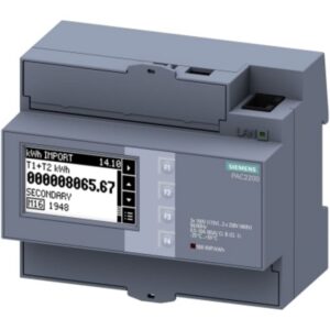 SIEMENS - SENTRON PAC2200 RAIL DIN 65A MODBUS TCP MID AVEC AFFICHEUR - 7KM22002EA401JA1