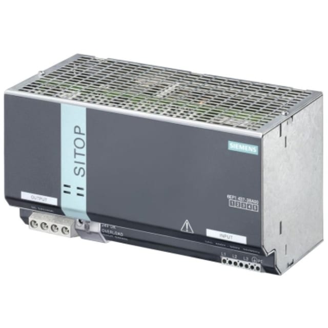 SIEMENS - SITOP MODULAR 40 ALIMENTATION STABILISEE ENTREE: TRIPH. 400-500V SORTIE: 24V CC - 6EP14373BA00 SIEMENS - SITOP MODULAR 40 ALIMENTATION STABILISEE ENTREE: TRIPH. 400-500V SORTIE: 24V CC - 6EP14373BA00