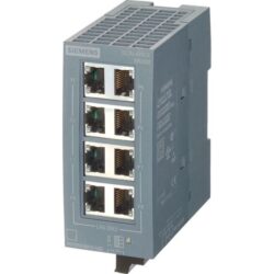 SIEMENS - Siemens SCALANCE XB008 unmanaged switch - fast ethernet - 8 ports - 6GK50080BA101AB2