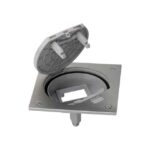 SIMON - Porte-mécanismes fermeture manuelle pour1x K45 inox - KSE0/23/72