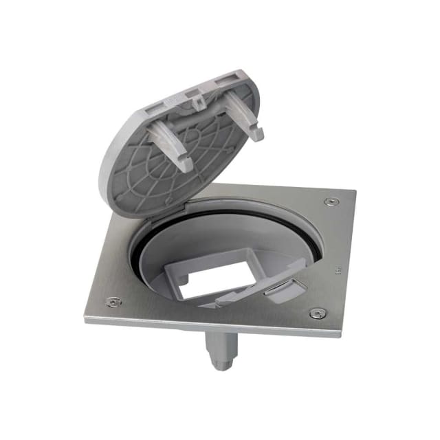 SIMON - Porte-mécanismes fermeture manuelle pour1x K45 inox - KSE0/23/72 SIMON - Porte-mécanismes fermeture manuelle pour1x K45 inox - KSE0/23/72