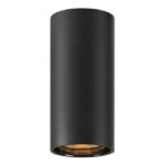 SLV Belgium - ASTO TUBE luminaire monté au plafond cylindrique max 1 x 10 W noir - 1006439