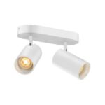 SLV Belgium - ASTO TUBE luminaire monté au plafond cylindrique max 2 x 10 W blanc - 1006426