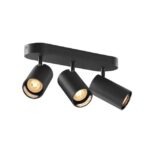 SLV Belgium - ASTO TUBE luminaire monté au plafond cylindrique max 3 x 10 W noir - 1006427