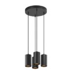 SLV Belgium - ASTO TUBE suspension GU10 longueur de suspension 250 cm 4 x 10 W noir - 1006437